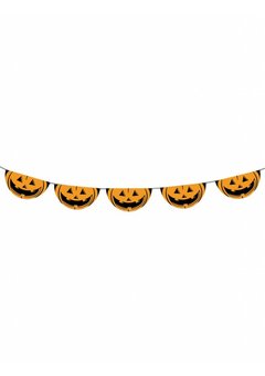 Halloween slinger met pompoenen