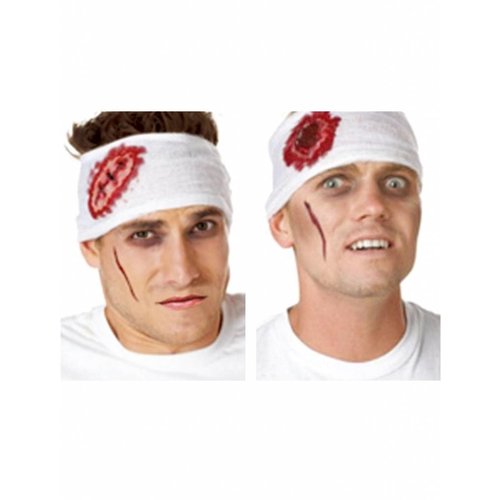 Enge hoofdband met nep bloedplek