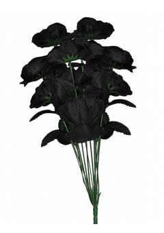 Zwarte rozen boeket