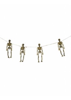 Slinger met skeleten voor Halloween
