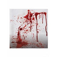 Leuke servetten met nep bloedspetters voor Halloween party