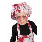 Enge bril met nep bloed spetters