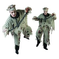 Griezelig zombie gevangene kostuum
