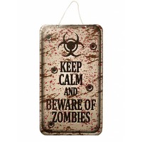 Mooie wanddecoratie Halloween zombie