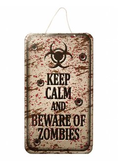 Wanddecoratie Halloween zombie