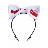 Mooie tiara vlinderdas met bloedspetters