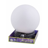 Betoverende glazen bol met licht en geluid 24cm