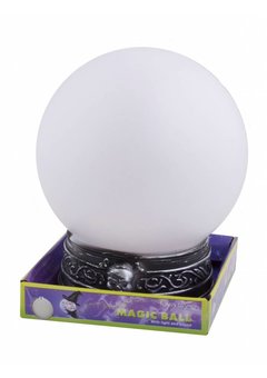 Glazen bol Halloween met geluid en licht 24cm
