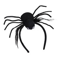 Mooie dikke zwarte spin tiara heks