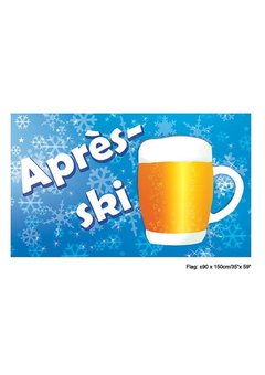 Vlag Oktoberfeest met bierpul