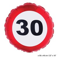 Folie ballon leeftijd 30