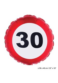 Folie ballon leeftijd 30