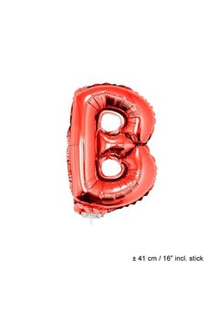 Folie ballon letter B Rood