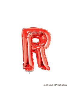 Folie ballon letter R Rood