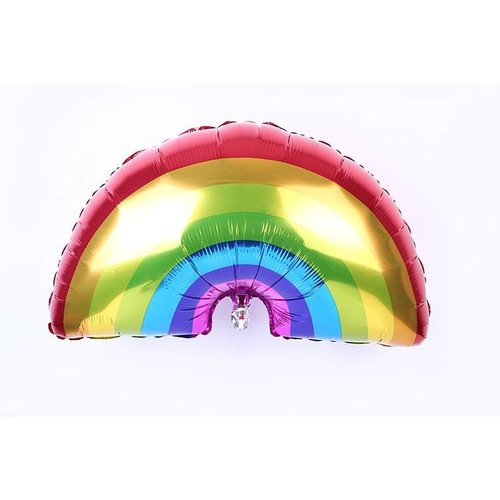 Mooie regenboog folie ballon van 61x94,8cm