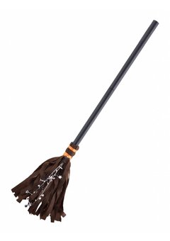Heksen bezem Halloween 86cm