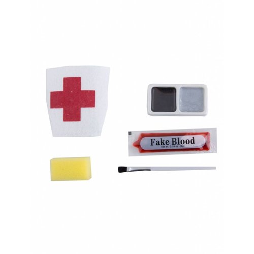 Enge make-up set horror verpleegster Helga