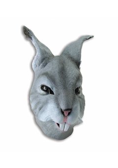 Konijnen masker Bennet grijs