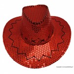 Mooie cowboyhoed pailletten glitter unisex