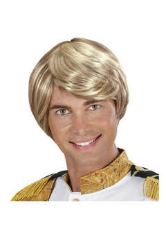Pruik koning Willem Alexander blond