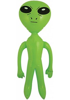 Ruige Alien pop opblaasbaar