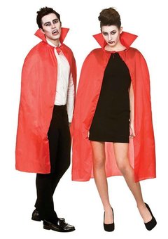 Rode cape goedkoop unisex 110cm
