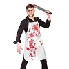 Zombie slager schort Liam met bloedspetters
