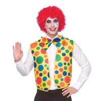 Leuke clown vestje Finn met bijpassende  strik