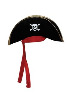 Piraten hoed Levi met doodskop