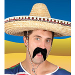 Originele zwarte nep snor politie agent