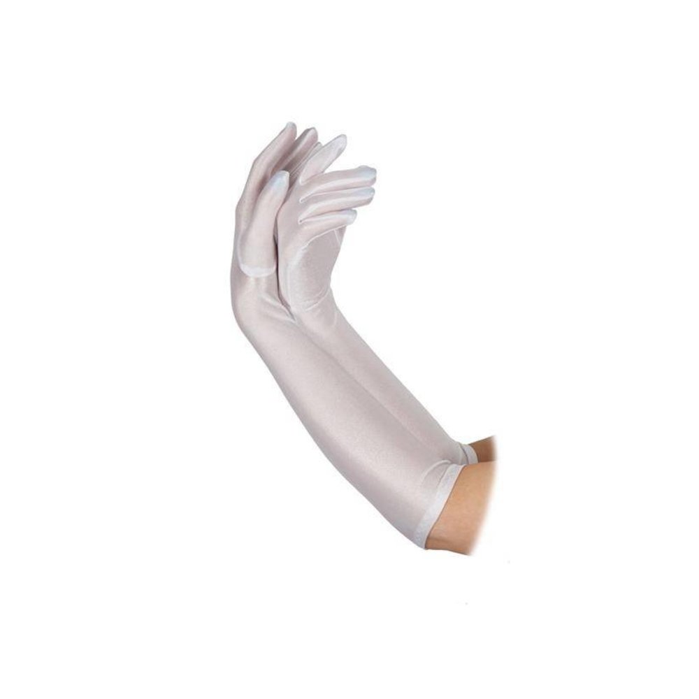 herhaling reactie verfrommeld Lange handschoenen wit