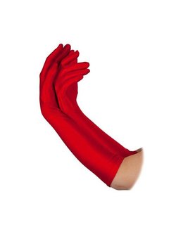 Handschoenen lang satijn 43cm
