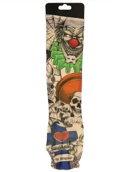 Nep tattoo mouw bonte print