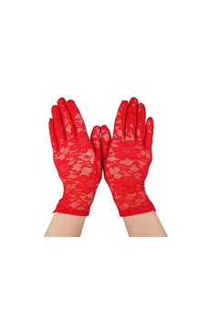 Handschoenen kant rood