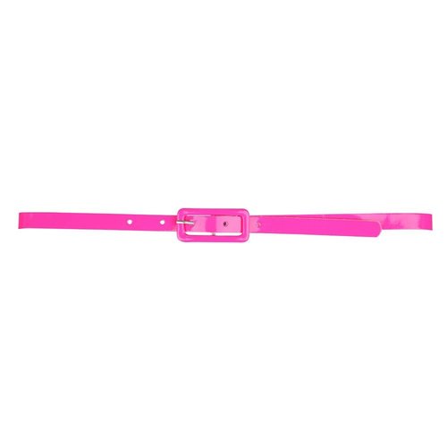 Leuke neon roze disco riem Denise jaren-80