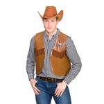 Leuk cowboy vest John bruin