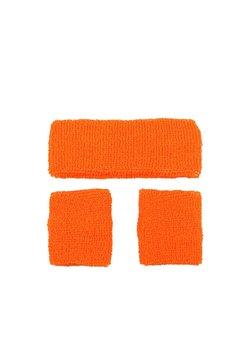 Neon oranje zweetbanden set Mick