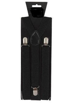 Zwarte bretels Milan 20-jaren