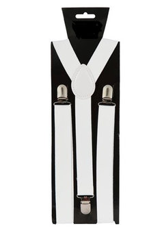 Witte bretels Milan 20-jaren