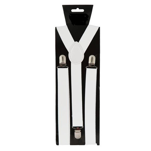 Leuke witte bretels Milan 20-jaren