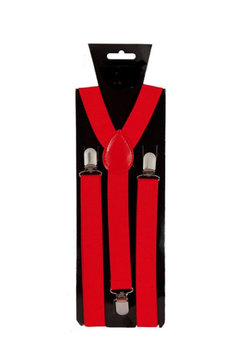 Rode bretels Milan 80-jaren