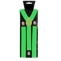 Leuke neon groen verstelbare bretels Milan