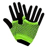Neon groen visnet handschoenen Sophie kort model