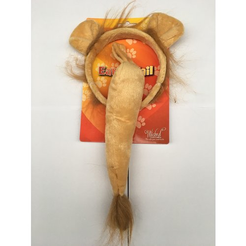 Mooie leeuwen oren en leeuwen staart