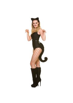 Zwarte katten verkleed set Saar