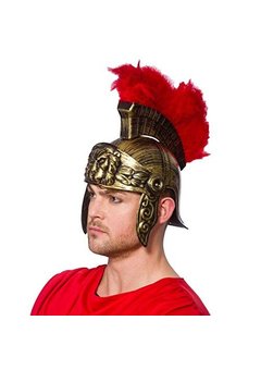 Romeinse helm Marcus met veren