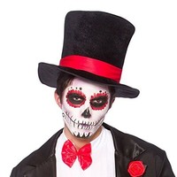 Leuke hoge hoed rode band day of the dead