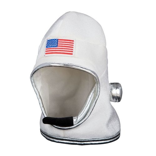 Mooie astronauten helm stof voor volwassenen