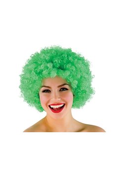 Mooie groene Funky Afro pruik