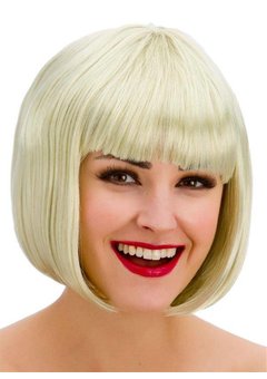 Blonde boblijn pruik Esmee.